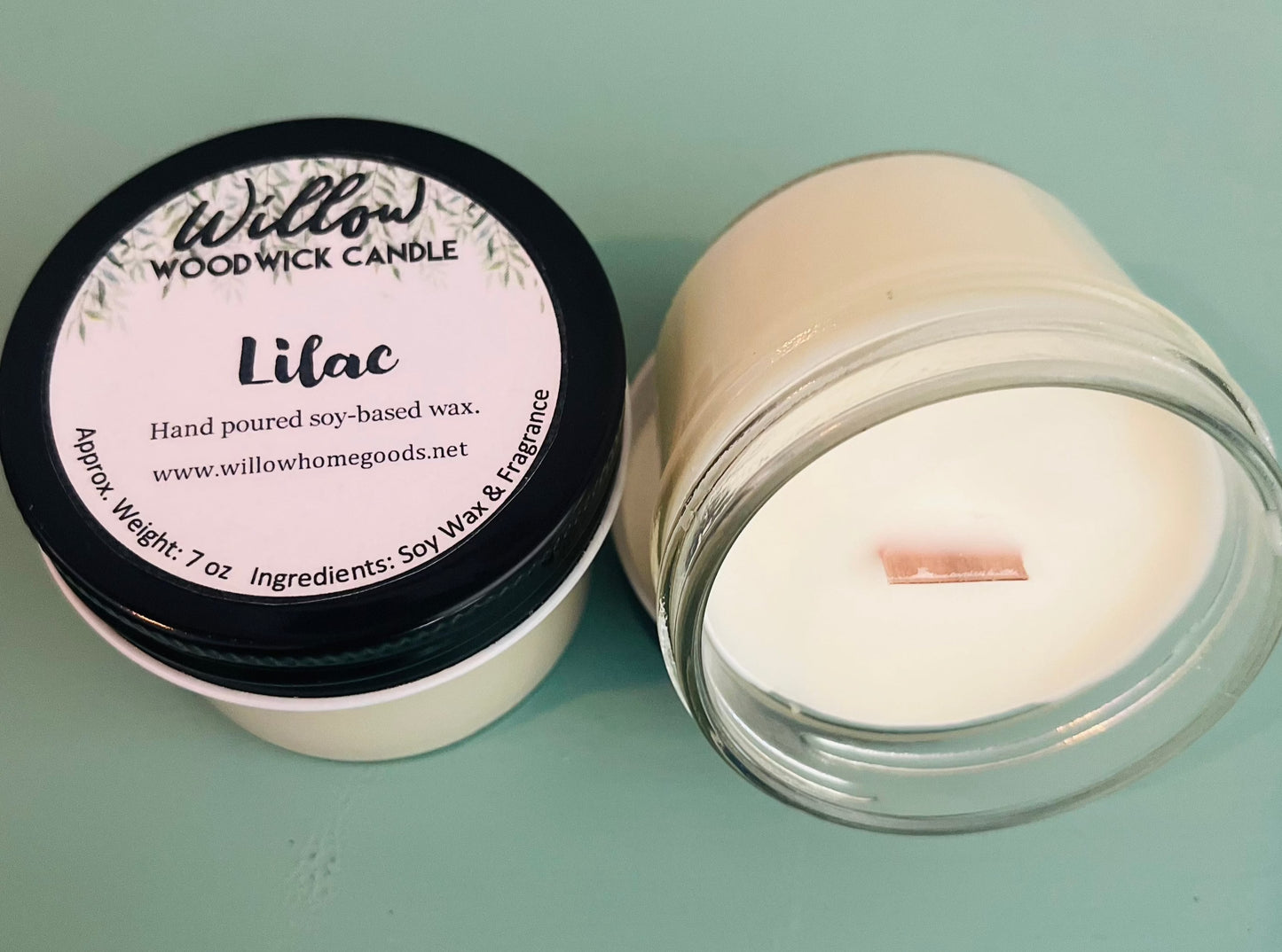 7oz Lilac Woodwick Candle