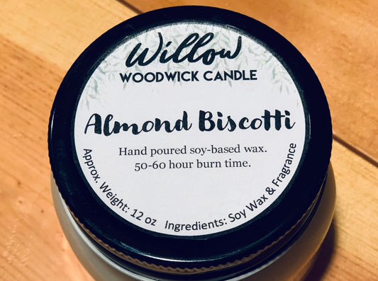 Almond Biscotti Woodwick Candle