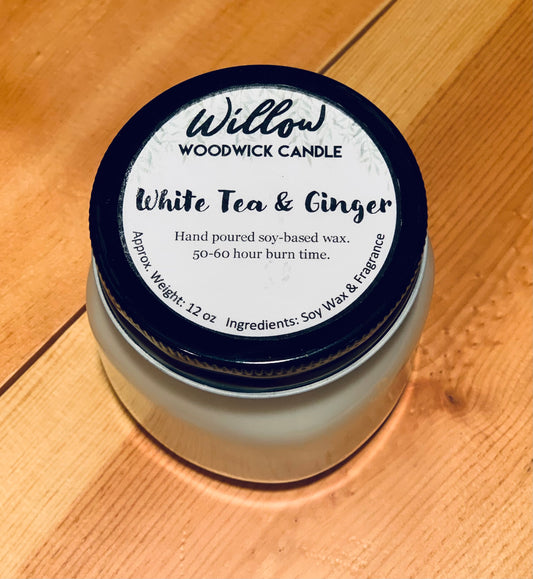 White Tea & Ginger Woodwick Candle